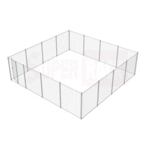 6m x 6m Mesh Panel | Modular Outdoor Pet Enclosure Set