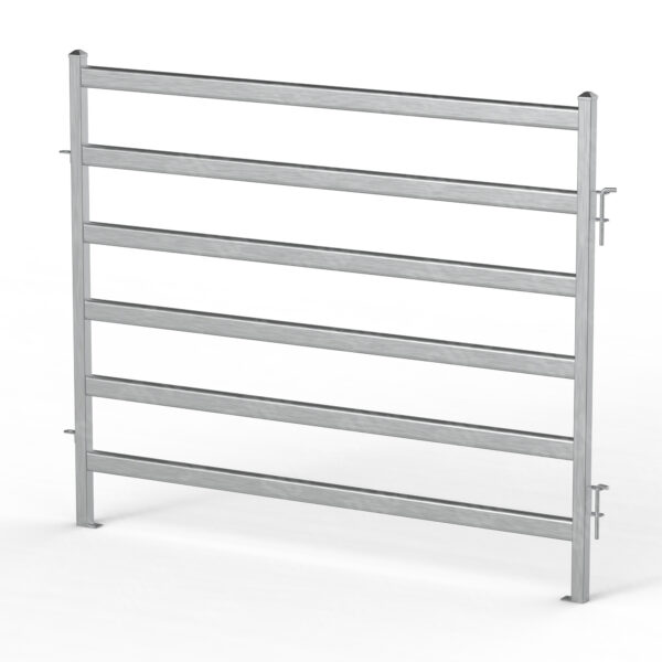 6 Ovals Heavy Duty Cattle Panel 40 x 80mm Rails 50mm Post
