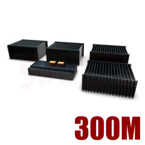 2.1M High Steel Spear Top Security Fencing 300m Combo